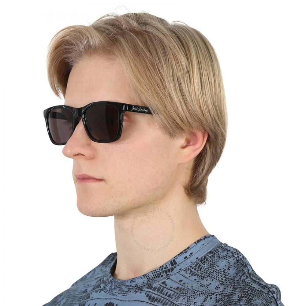 Saint Laurent Black Square Men S SunglaSSeS Sl 318 001 56