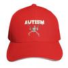 Autism Skeleton Meme Baseball Cap Snapback Flat Bill Strapback Dad Hat Six Panel Structured Crown