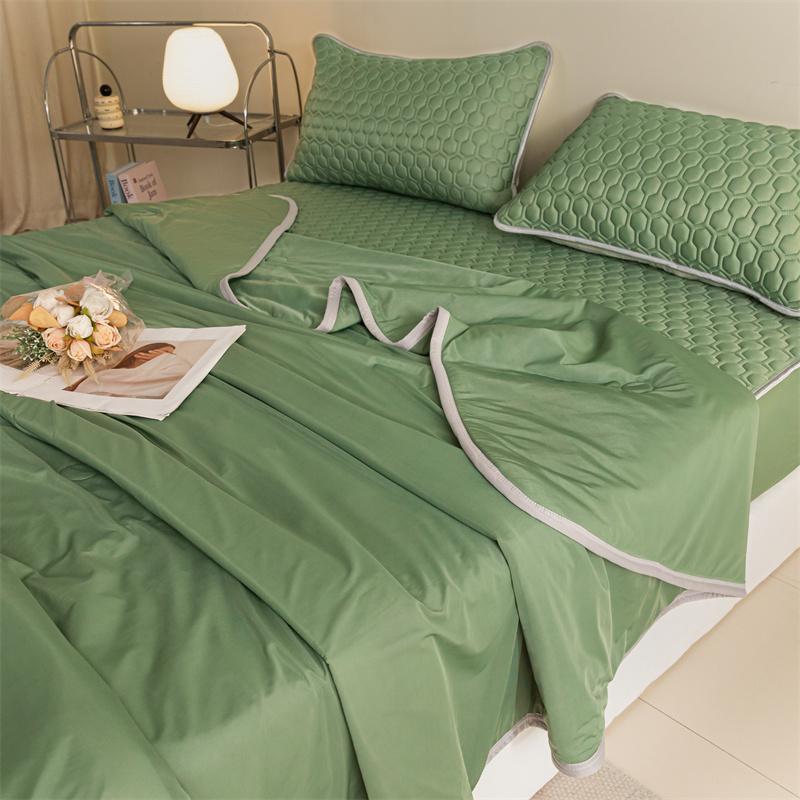 Новое Летнее Одеяло из Прохладного Шелка Однотонное, Мягкое и Удобное Одеяло для Кондиционера, Односпальное, для Взрослых, Подарочное Одеяло