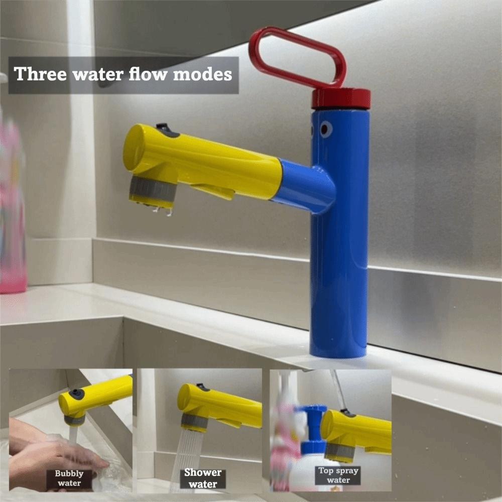 60cm Wide Range Bathroom Faucet Three Ways of Water Discharge Pull Type Faucet Household Use