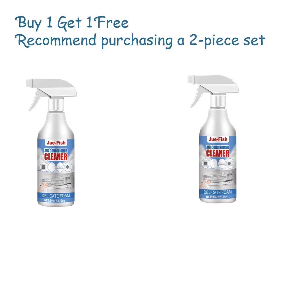 60ml Multipurpose AC Cleaner Foam - Deep Cleaning for Radiators & Fan Blades, Stain Removal & Odor Eliminator for Air Conditione