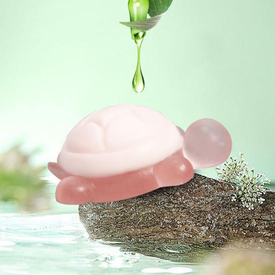 4 шт. Мыло с эфирным маслом «Маленькая черепаха», детское ароматизированное мыло ручной работы, милый дизайн «Черепашка», увлажняющее ароматизированное мыло для ванны, нежное мыло для ухода за кожей