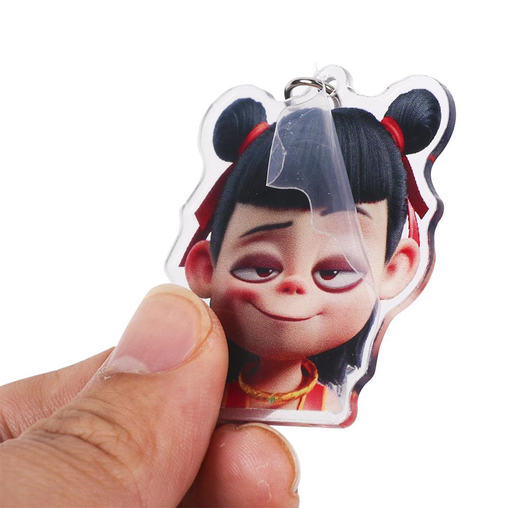Брелок Nezha Фигурка Игрушка Ao Bing Подвеска для Мужчин Женщин Рюкзак Смешной Подвеска Брелок