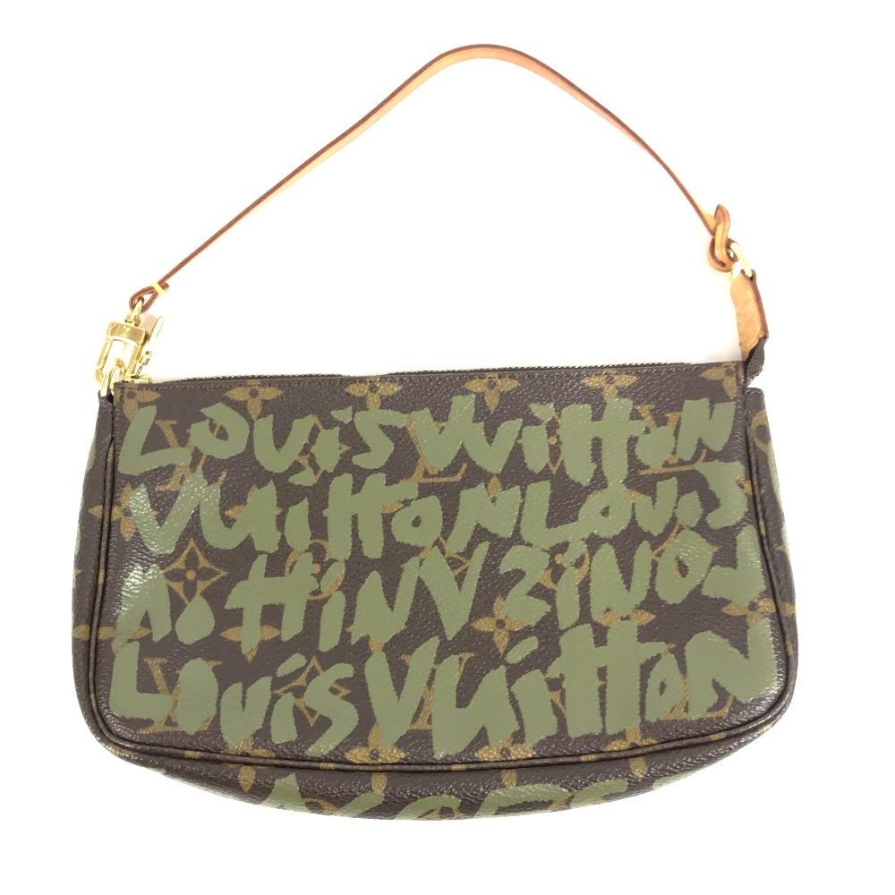 Louis Vuitton M92191 MonogramGraffiti Pochette Accessoires Pouch Bag Hand Bag