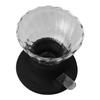 Фильтр для кофе Pour Over, многоразовый, съемный, из высокопрочного боросиликатного стекла, из стали