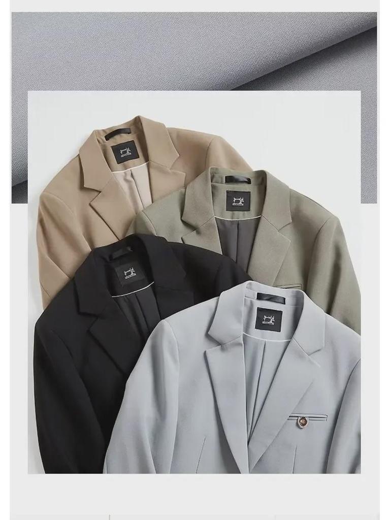2023 Мужской модный широкий повседневный костюм осень/зима