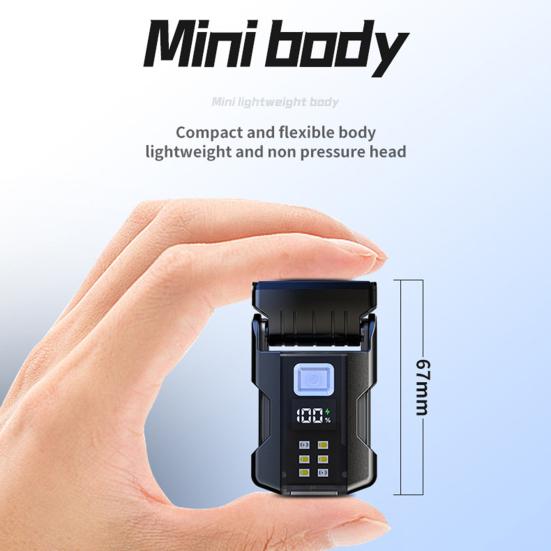 Налобный фонарь-клипса с цифровым дисплеем, водонепроницаемый, с регулируемыми режимами, USB-перезаряжаемый, мини-аварийный фонарик, магнитный, портативный, клипса для кепки, налобный фонарь