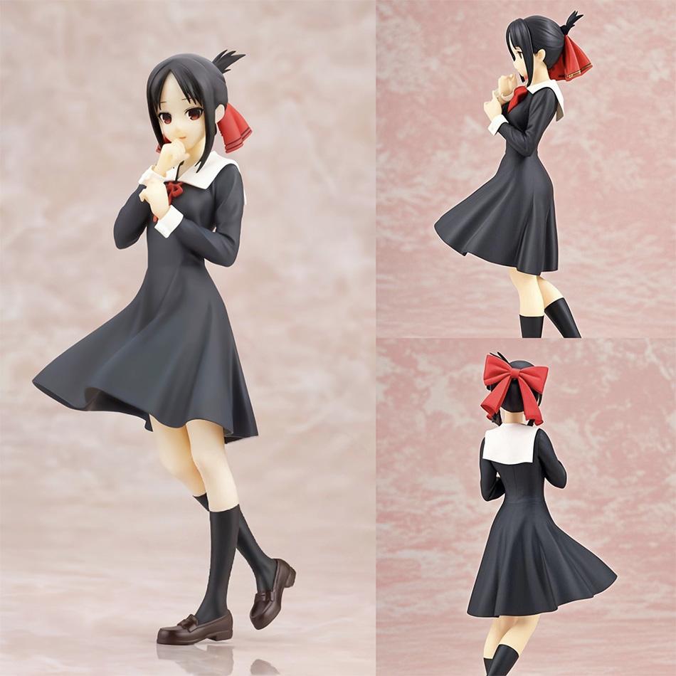Kaguya-sama: Love Is War 18 см Аниме Фигурка Кавайная Девочка Фудзивара Тика Синомия Кагуя Экшен Коллекционная Модель Кукла Игрушка Подарок