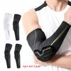 1Pcs Elbow Pads With Padded Compression Shield Shape Arm Sleeves For Protection - Suitable For Basketball, Volleyball
