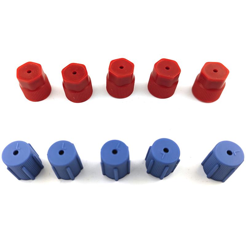 1 комплект R134a Колпачок кондиционера 13 мм и 16 мм Колпачки сервисного порта системы кондиционирования автомобиля Низкое и высокое давление