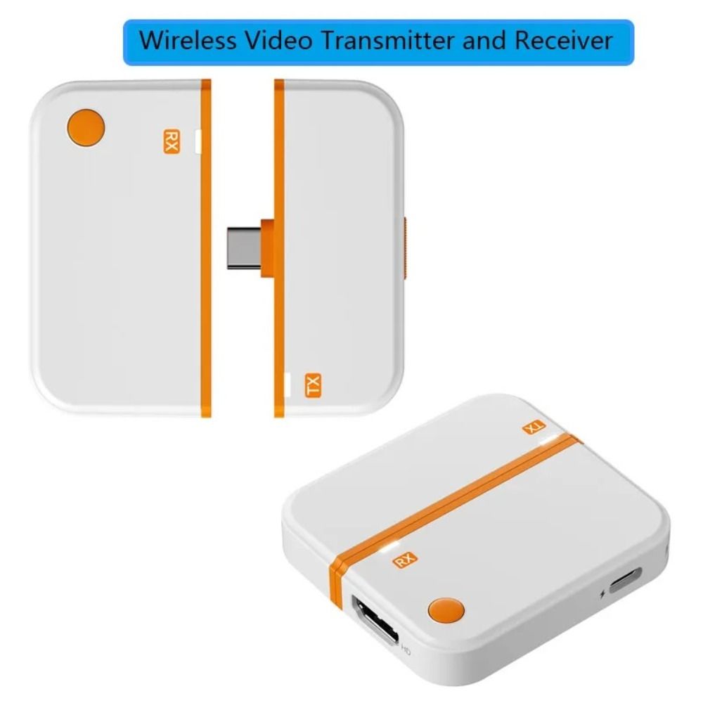 1080P/60Hz Wireless HDMI Transmitter Type C HDMI Dongle Wireless HDMI Receiver  Presentation