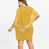 2024 Irregular Sequin Patchwork Plus Size Women's Dress - 8 Colors & Sizes Available