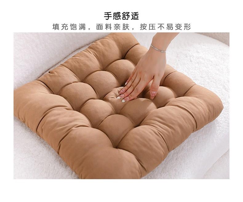 Зимние однотонные подушки для сидений