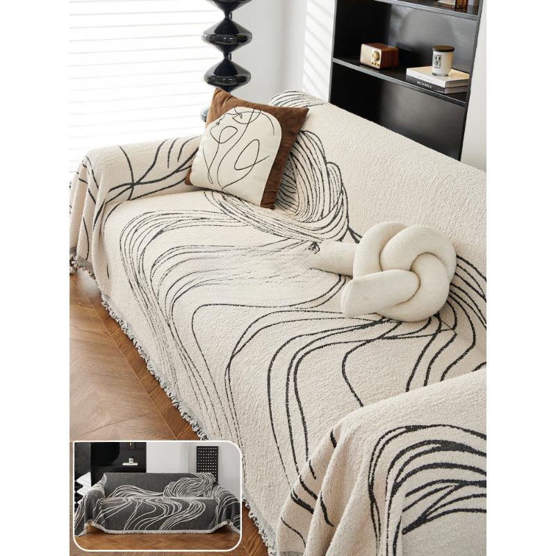 Чехол для дивана из синели, полотенце, универсальный универсальный чехол для дивана с защитой от царапин, универсальный нескользящий чехол для дивана Four Seasons