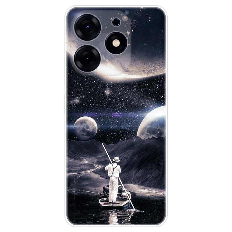 Для Tecno Spark 10 Pro Spark10 чехол Мягкая силиконовая задняя крышка модный чехол для телефона с мультяшным рисунком