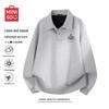 MINISO Men's Heavyweight Fleece Lined Polo Sweatshirt