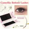 Abonnie LJ LB Pre-Bundled Bottom Eyelashes J B Camellia Lashes Automatic Fanning 5-7mm Eyelash Extensions Comic Lashes Manga