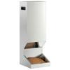 Deer Feeder Silver 28 x 30 x 80 cm Galvanized Steel