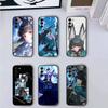 Чехол для телефона Hoshimi Miyabi из игры ZZZ, черный силикон, мягкий, для Samsung Galaxy A73, A72, A71, A70, A53, A52, A51