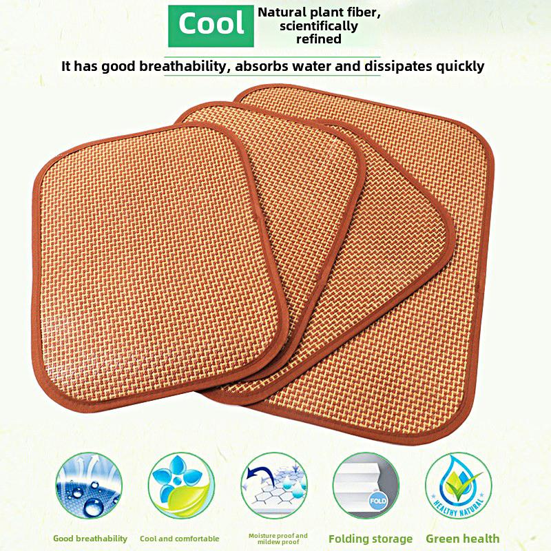 1шт охлаждающая подставка для кошек и щенков тканая кровать удобная для питомцев новая спальная подушка натуральная летняя кровать коврик ротанг