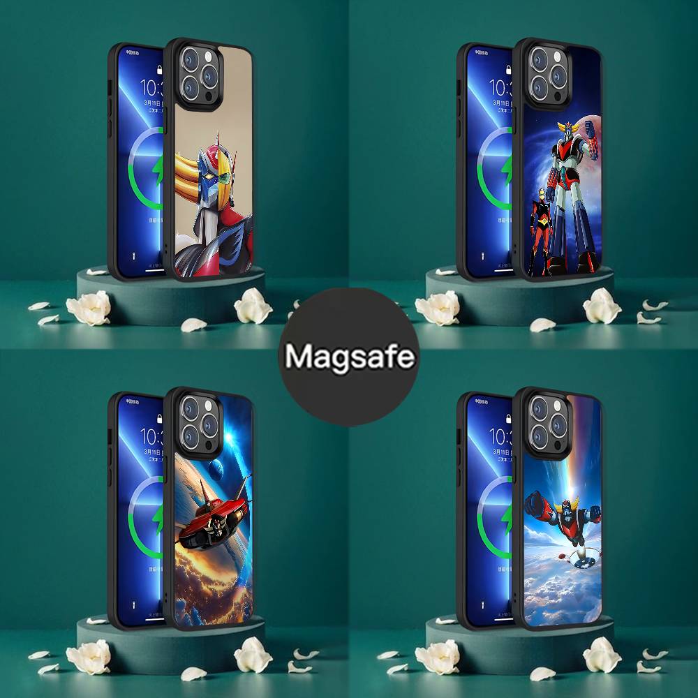 Чехол для телефона UFO Robot G-Goldorak для iPhone 17,16,15,14,13,12,11,Pro,Max,Plus,Mini,SE4,E Магнитный Magsafe Беспроводная зарядка