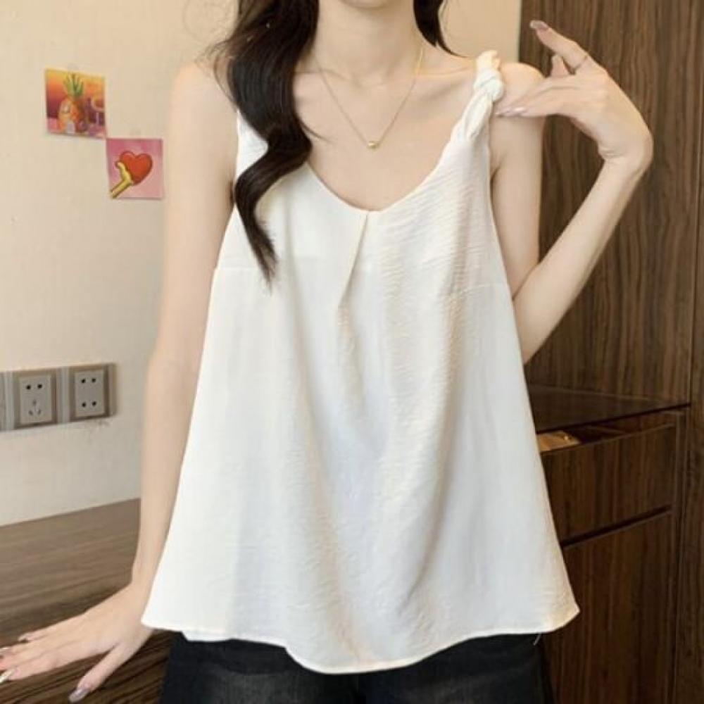 Navava Women Ribbon Sleeveless Top Nb2581