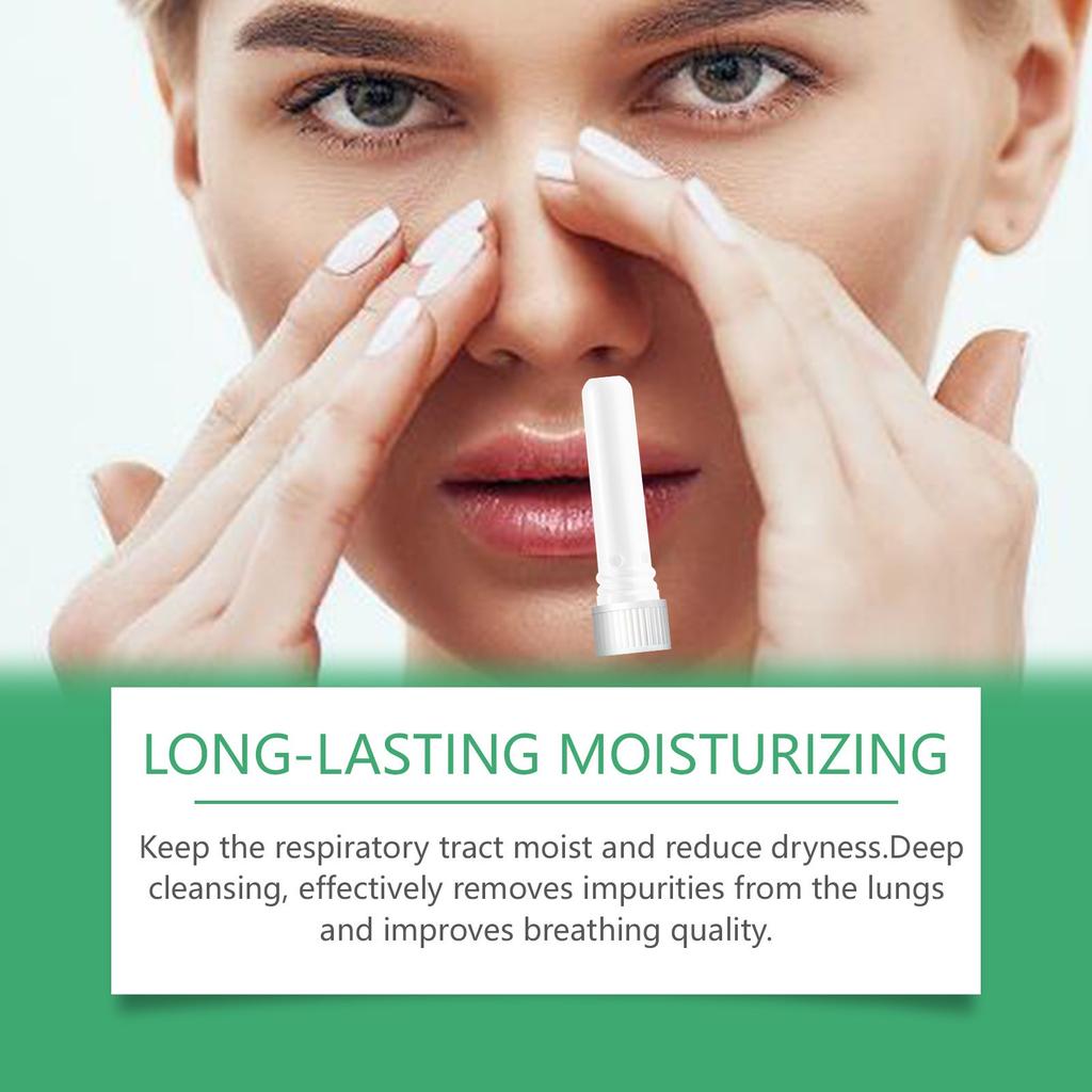 Травяные назальные ингаляторы от заложенности носа и давления в пазухах облегчают дыхание с помощью назальных отсасывающих палочек 1,8 мл