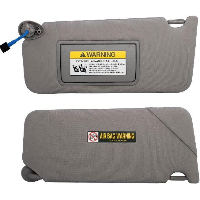 NHILES Left Driver Side Sun Visor Compatible With Honda Accord 2008 2009 2010 2011 2012 2013 2014 2015 2016 2017 With Light Replaces #