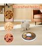 Сухой Влажный Корм Кормушка для Кошек с Таймером 6 Приемов Пищи Автоматическая Кормушка для Домашних Животных Питание от Батареек Диспенсер для Свежего Корма для Домашних Животных