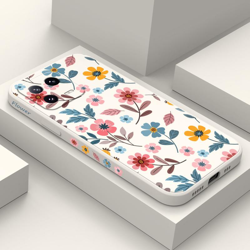 Цветочный стебель Цветок Чехол для телефона Для Xiaomi 15 15T 14 14T 13 13T 12 12X 12T 12S Mi 11 11T 10 10T Pro Max Lite Силиконовый чехол