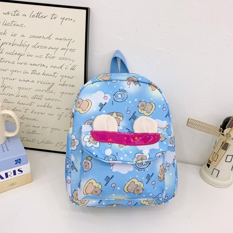 Модный школьный рюкзак, детский рюкзак с мультяшным рисунком, маленький класс, для мальчиков и девочек, повседневный рюкзак для перекуса