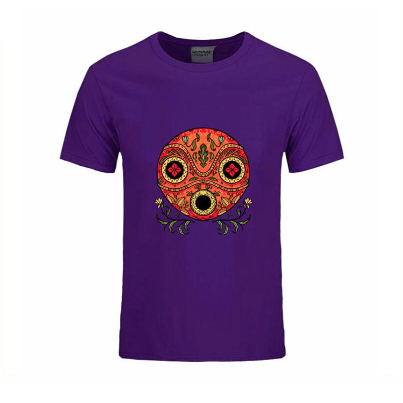 Designer Men T Shirt Funny Dia De Los Mononoke 3D Printed Male Top Tees