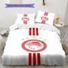 Olympiacos Bedding Quilt Set Quilt Cover Pillowcase Home Decoration Birthday Gift (1 * duvet cover + 2 * pillowcase, without core)