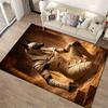 "Egyptian Mythology Anubis Themed Carpet with Mummy Design" Suitable for use as an anti-slip for living room bedroom sofas