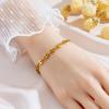 Meichen 18k Gold Non-Fading Titanium Steel Women's Fashion Bracelets - Simple, Versatile, Trendy European and American Style.