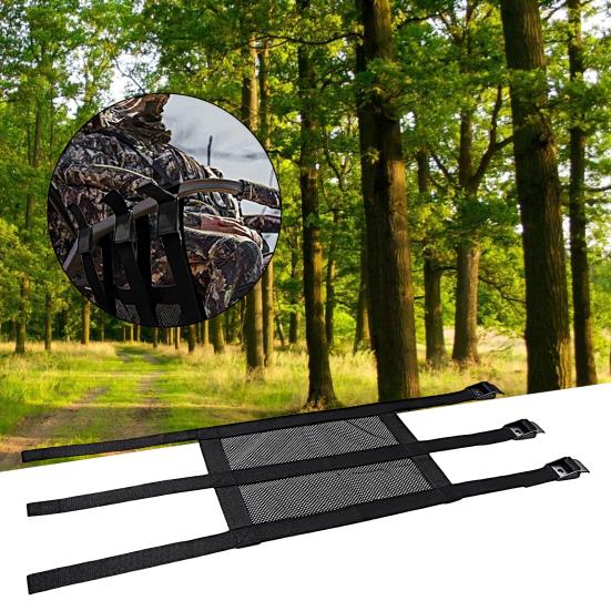 Сиденье для уличного использования на дереве с регулируемым ремнем, универсальное, дышащее, прочное, для кемпинга, охоты