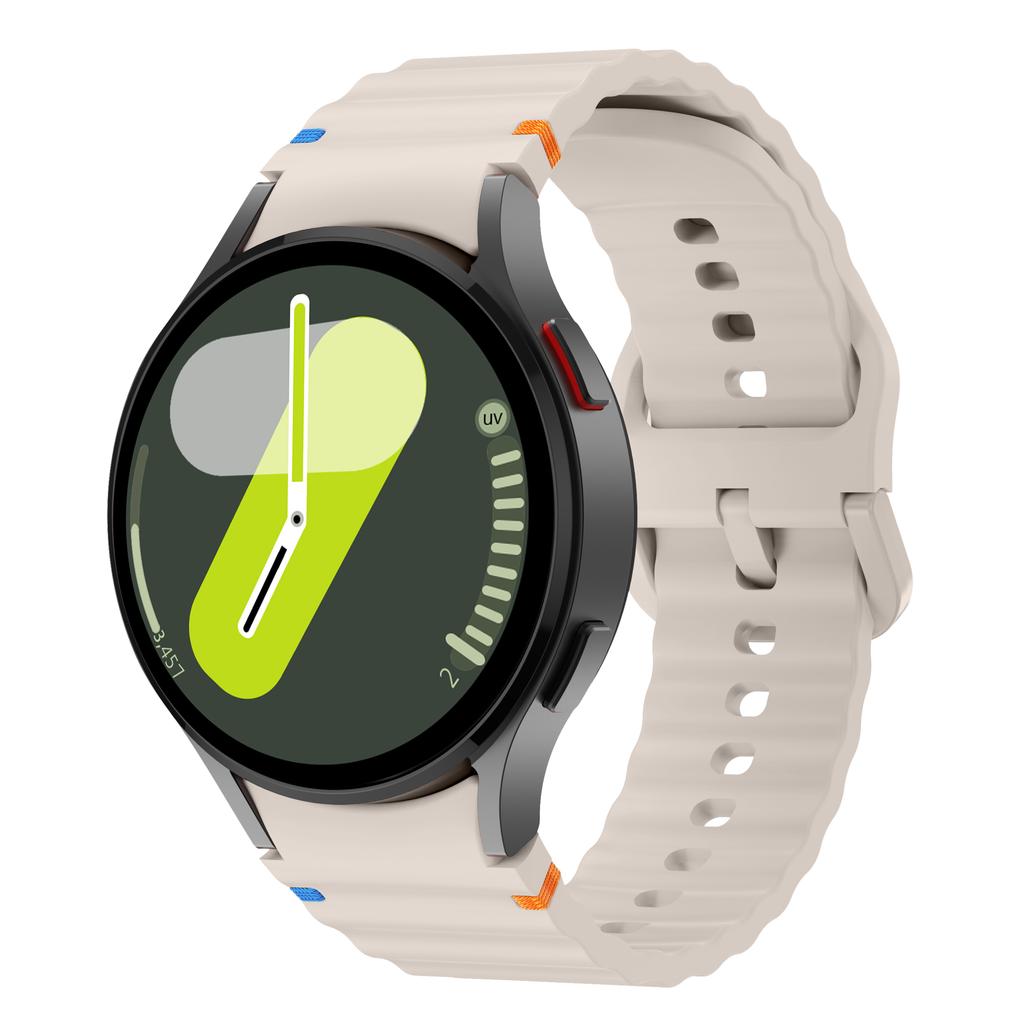 Band for Samsung Galaxy Watch 7 6 4 5 pro FE 44mm 40mm Original Silicone Bracelet correa Galaxy Watch4 6 Classic 43mm 47mm Strap