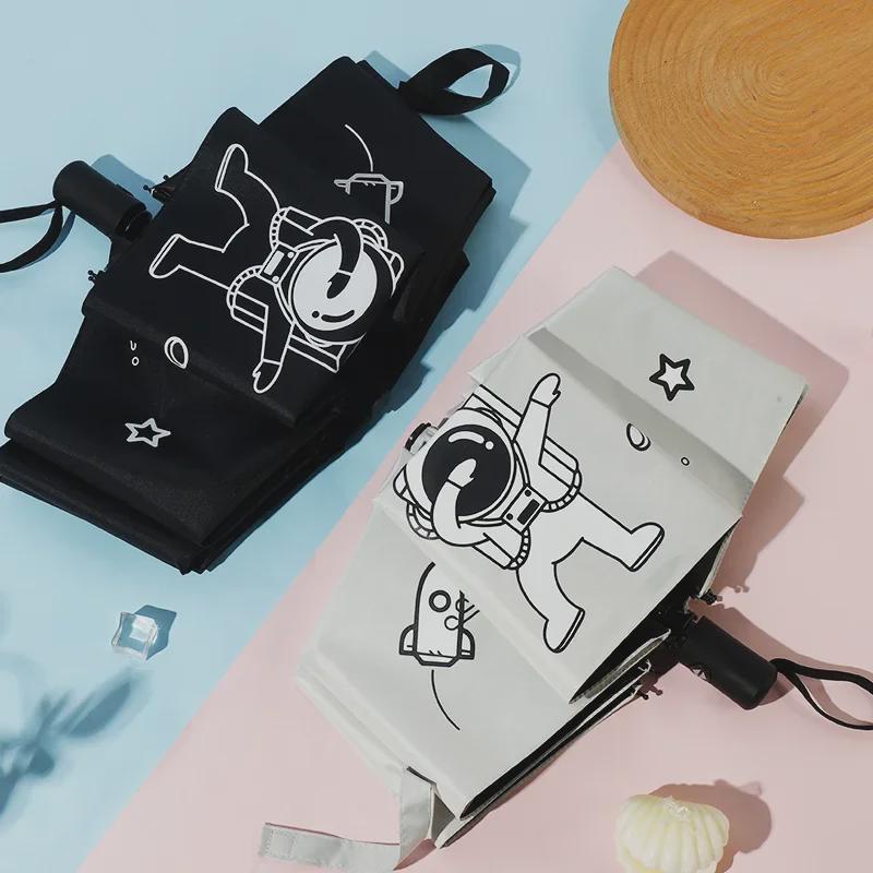 Автоматический мультяшный зонт для женщин и мужчин - защита от УФ-излучения, солнца и дождя, большой складной дизайн