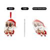 2D Acrylic Christmas Ornaments, Suitable For Keychains, Car Rearview Mirror Accessories, Backpacks