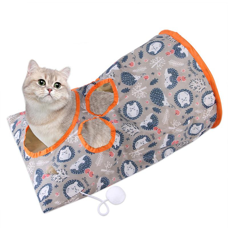 Three-layer Sound Paper Cat Tunnel Interesting Breathable Cat-claw-shaped Hole Tear-resistance