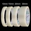 20M Strong Fixation Mesh Tape Transparent Single Side Adhesive Seal Grid Tape Waterproof Strapping Packaging Fiberglass Tapes
