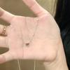 Винтажное ожерелье в стиле Харадзюку в готическом стиле с розовым сердечком, цепочки-колье, ожерелья для женщин, эстетические аксессуары, ювелирные изделия