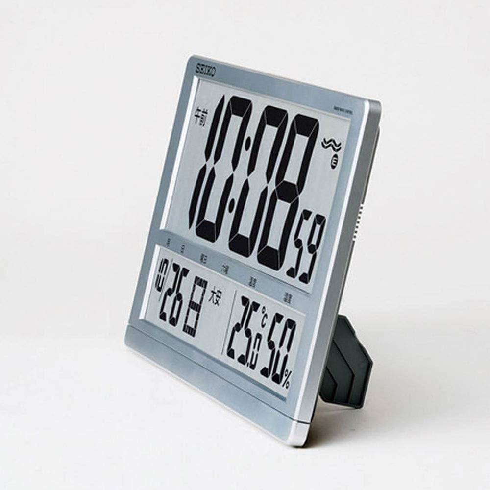 Seiko Часы (SEIKO) Настенные/Настольные часы, Радиоуправляемый цифровой календарь, Rokuyo (Японская система календаря), Дисплей температуры и влажности, Большой