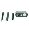 Protecteur de jardin, répulsif ultrasonique pour animaux avec détection de mouvement, lampes LED clignotantes à énergie solaire, construction