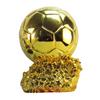 Ballon d'Or Trophy Ornament: Resin Football Craft, 2022 World Cup Souvenir, In Stock