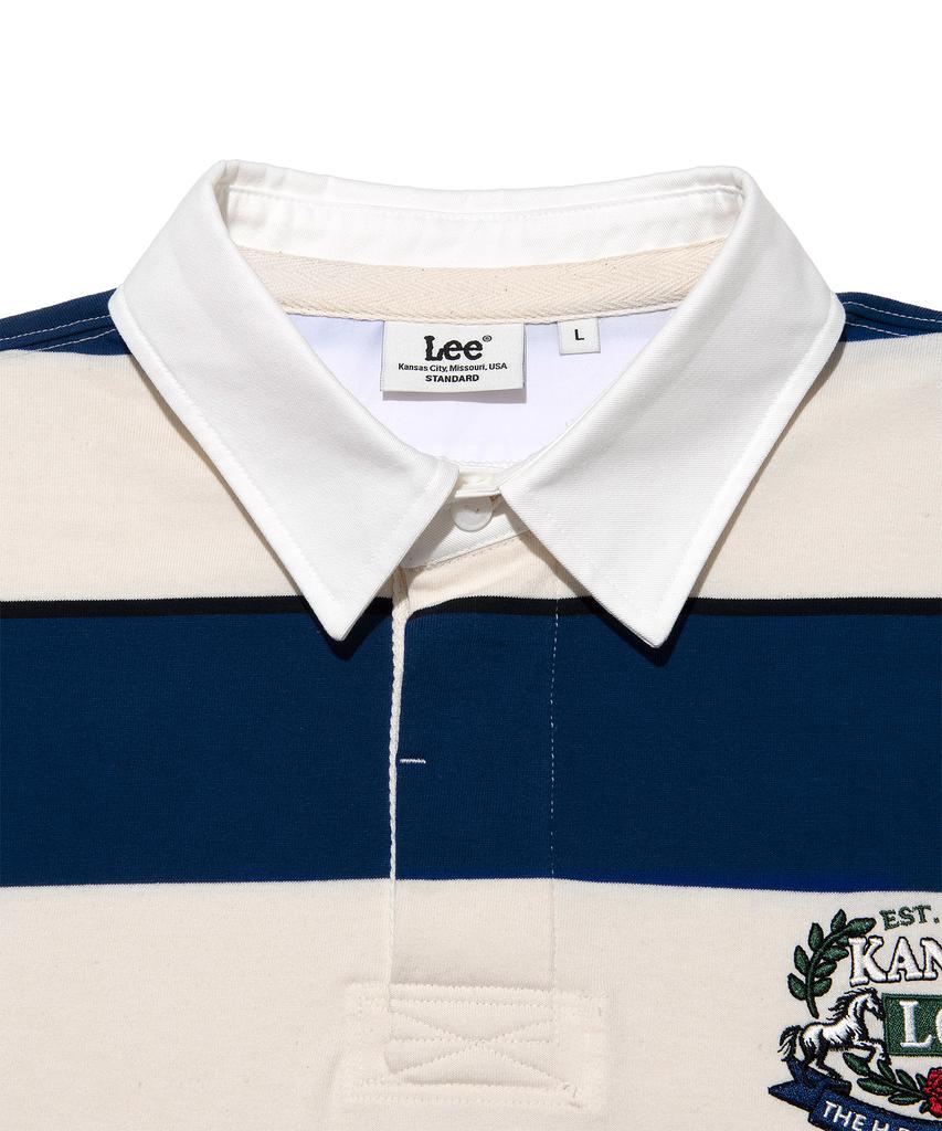 LEE Rugby Long Sleeve T-Shirt Navy