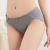 Cotton Briefs Breathable Ruffle Bowknot Decor Panties Women Accessory