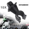 10pcs Durable Replacement Holder 65722EB300 Prod Rod Clamp Hood Bonnet Support Clip Black Retainer