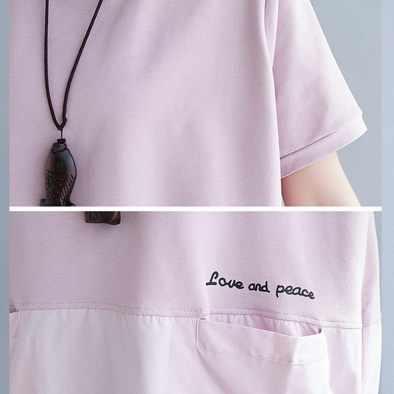 Dimanaf Лето 2023, женская футболка, хлопковая футболка с летучей мышью, модные лоскутные топы, футболки, рубашка-туника, свободные карманы, повседневные однотонные топы и футболки большого размера, желтые