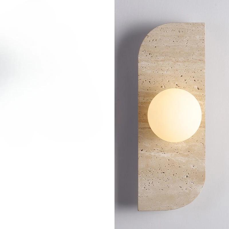 Натуральный камень настенный светильник арт декор бра для фойе столовой спальни лестницы прохода коридора атмосферные светильники
